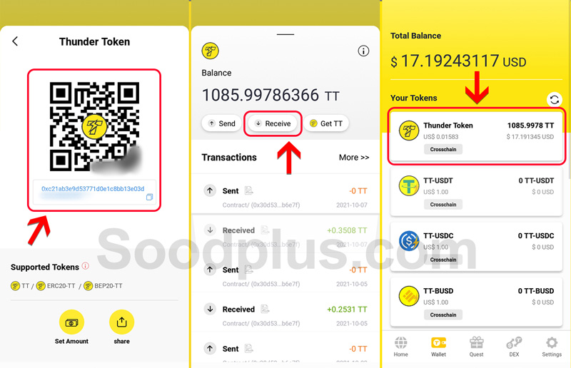 آموزش استخراج ارز Thunder Token