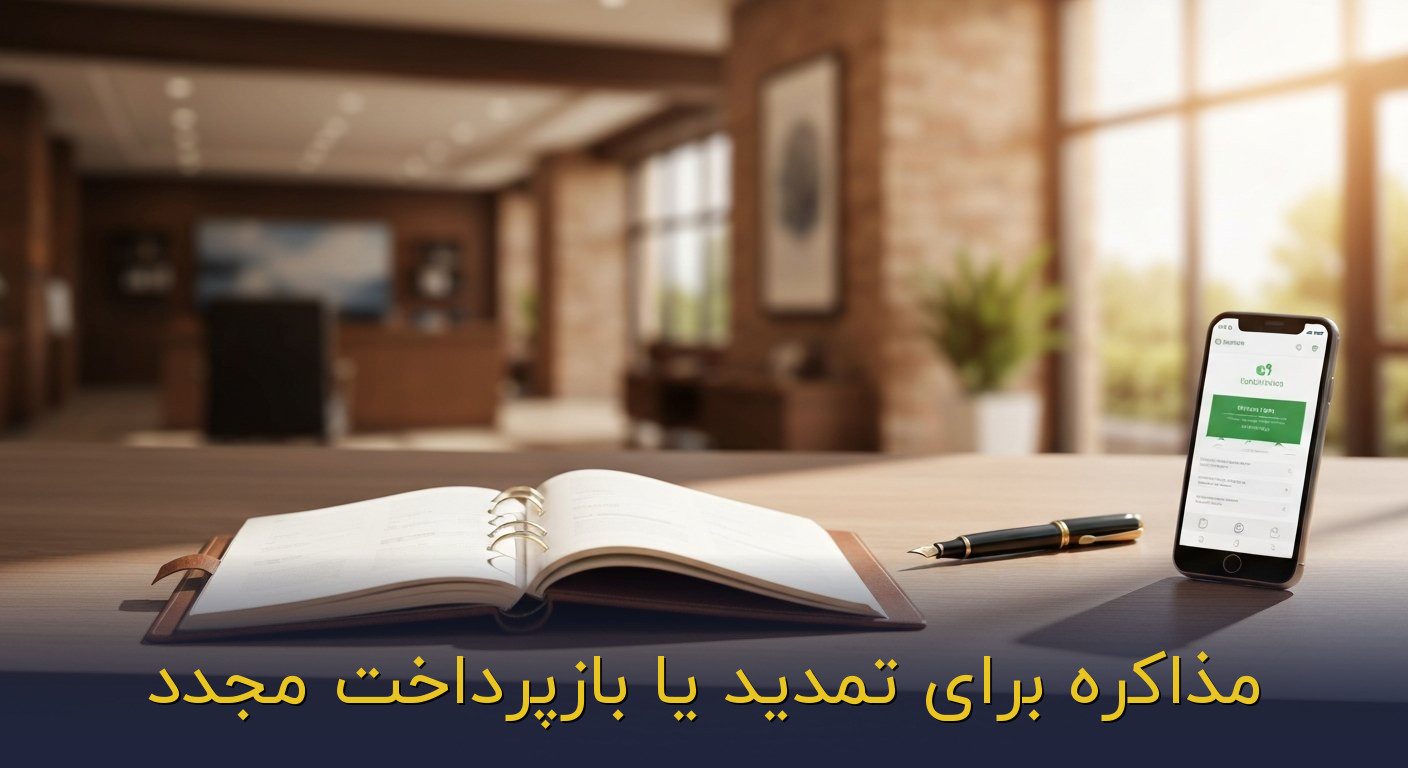 مذاکره برای تمدید یا بازپرداخت مجدد