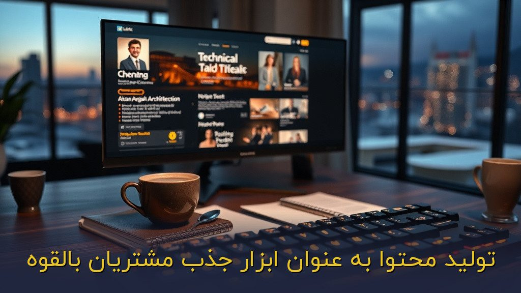 تولید محتوا به عنوان ابزار جذب مشتریان بالقوه
