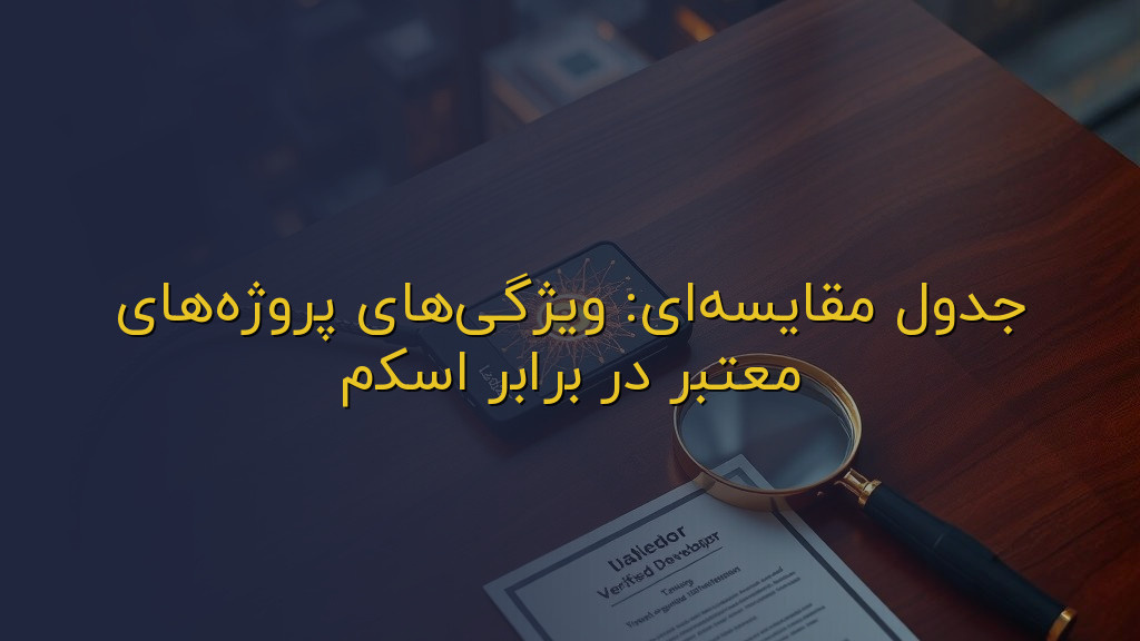 جدول مقایسهای: ویژگیهای پروژههای معتبر در برابر اسکم