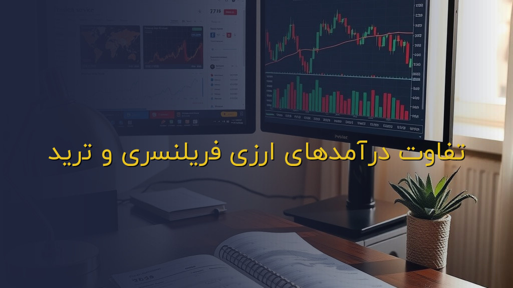 تفاوت درآمدهای ارزی فریلنسری و ترید