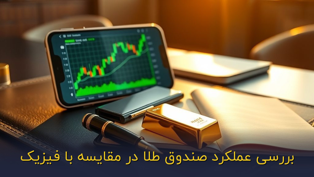 بررسی عملکرد صندوق طلا در مقایسه با فیزیک