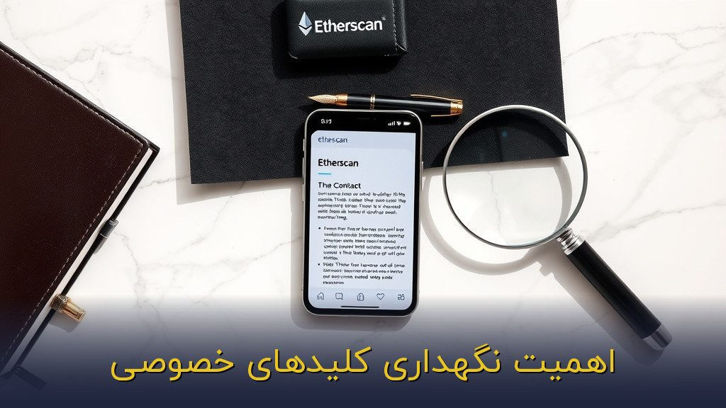 اهمیت نگهداری کلیدهای خصوصی