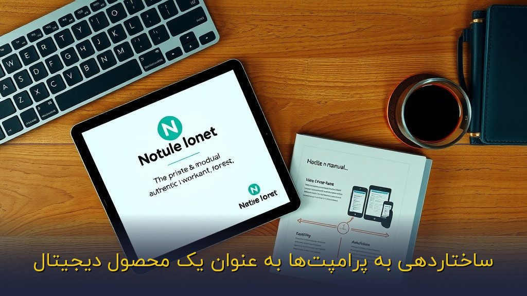 ساختاردهی به پرامپتها به عنوان یک محصول دیجیتال