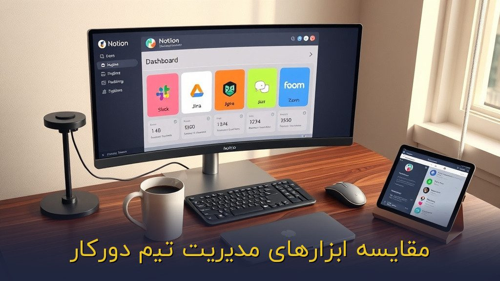 مقایسه ابزارهای مدیریت تیم دورکار