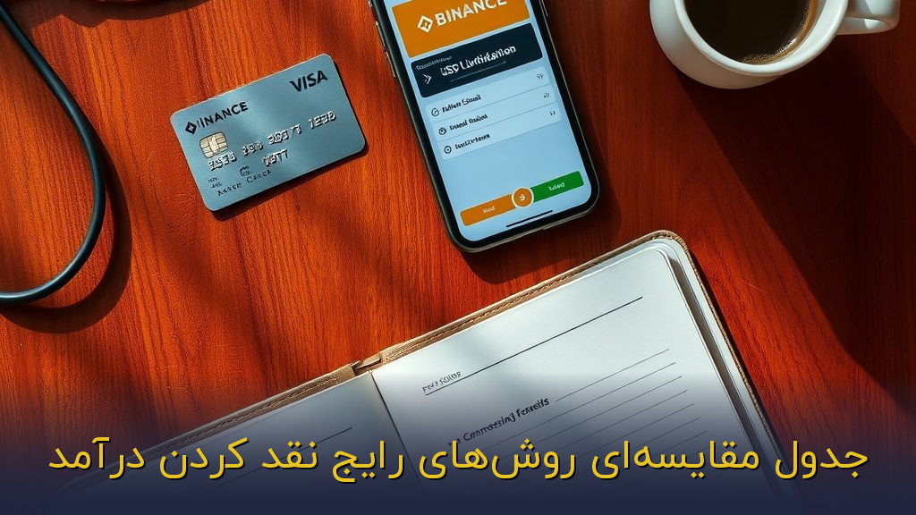 جدول مقایسهای روشهای رایج نقد کردن درآمد