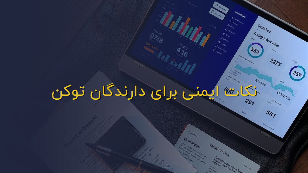 نکات ایمنی برای دارندگان توکن